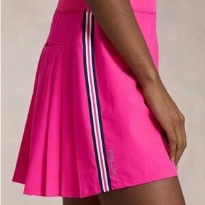 RLX Ralph Lauren Golf Tennis Skort Skirt Pink Pleated Athletic Skirt Size XS